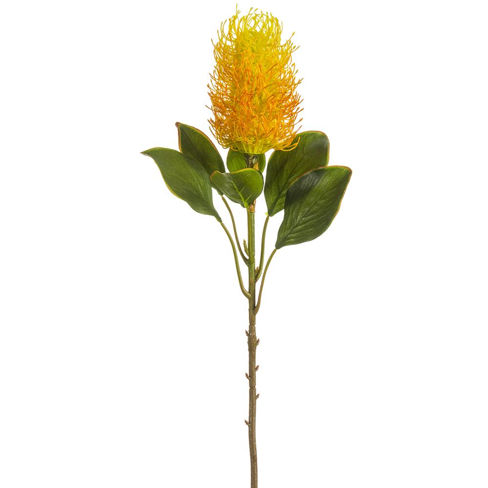 22" Orange Banksia Spray