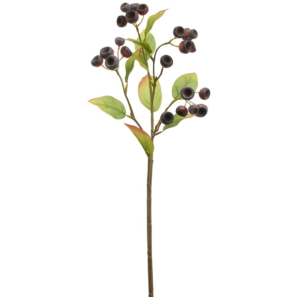 26" Crabapple Spray, Burgundy