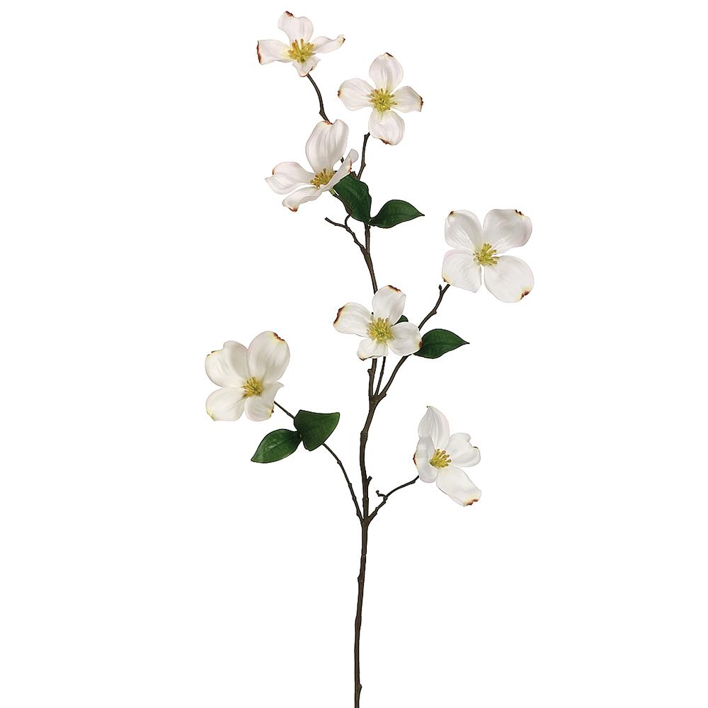 29" Dogwood Spray, Cream