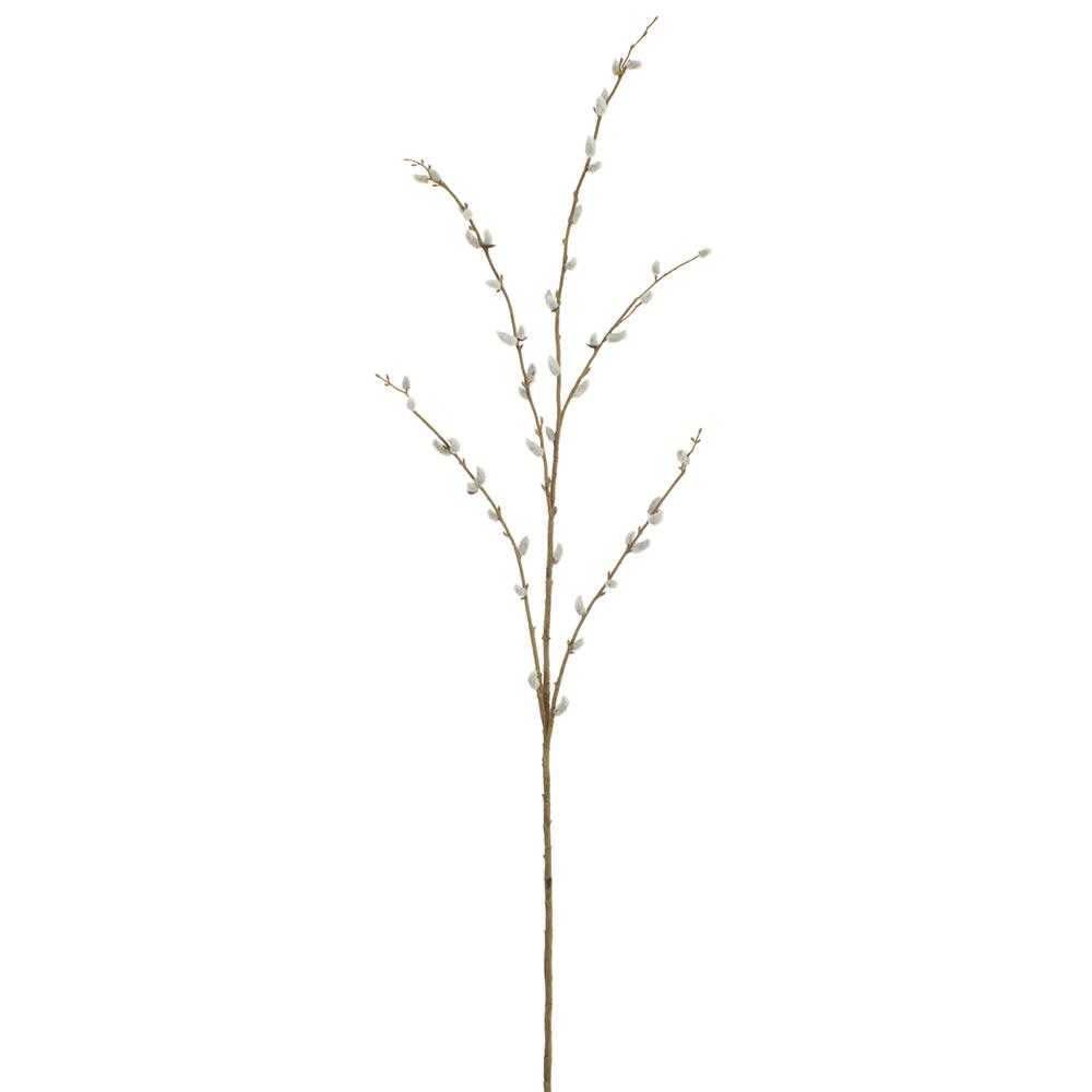 44" Cream Pussy Willow Spray