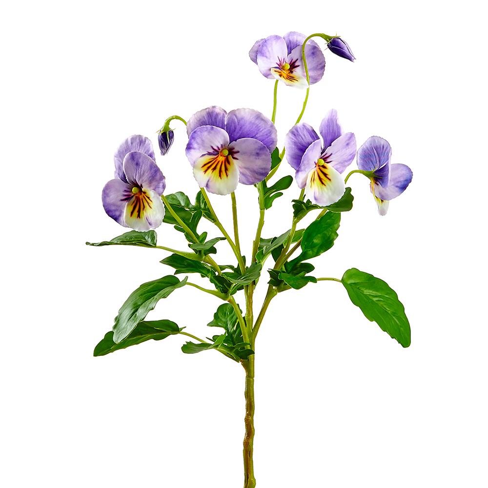 15" Amethyst Pansy Spray