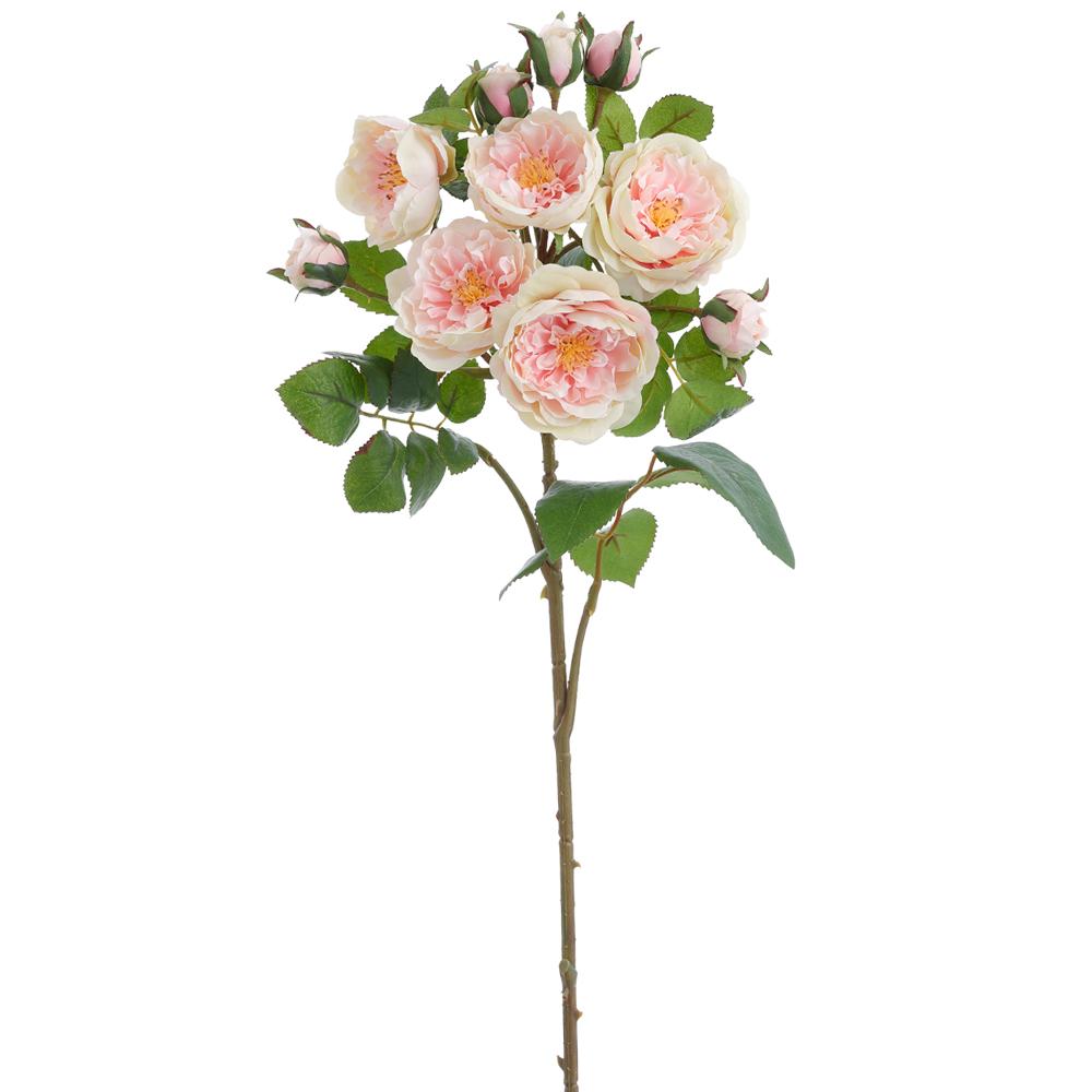 30" Pink/Cream Rose Spray