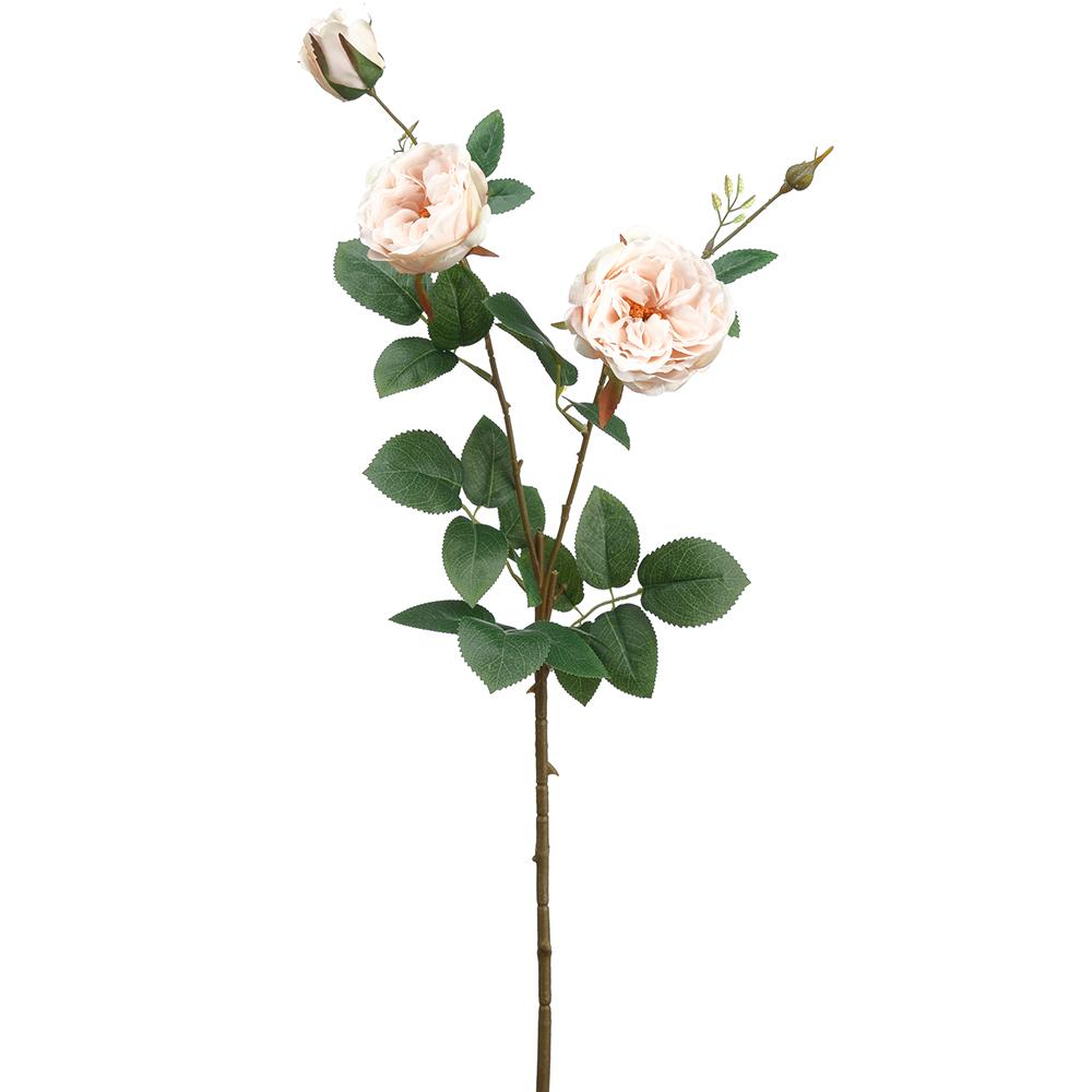 Spray Rose 25.5" X3 Peach