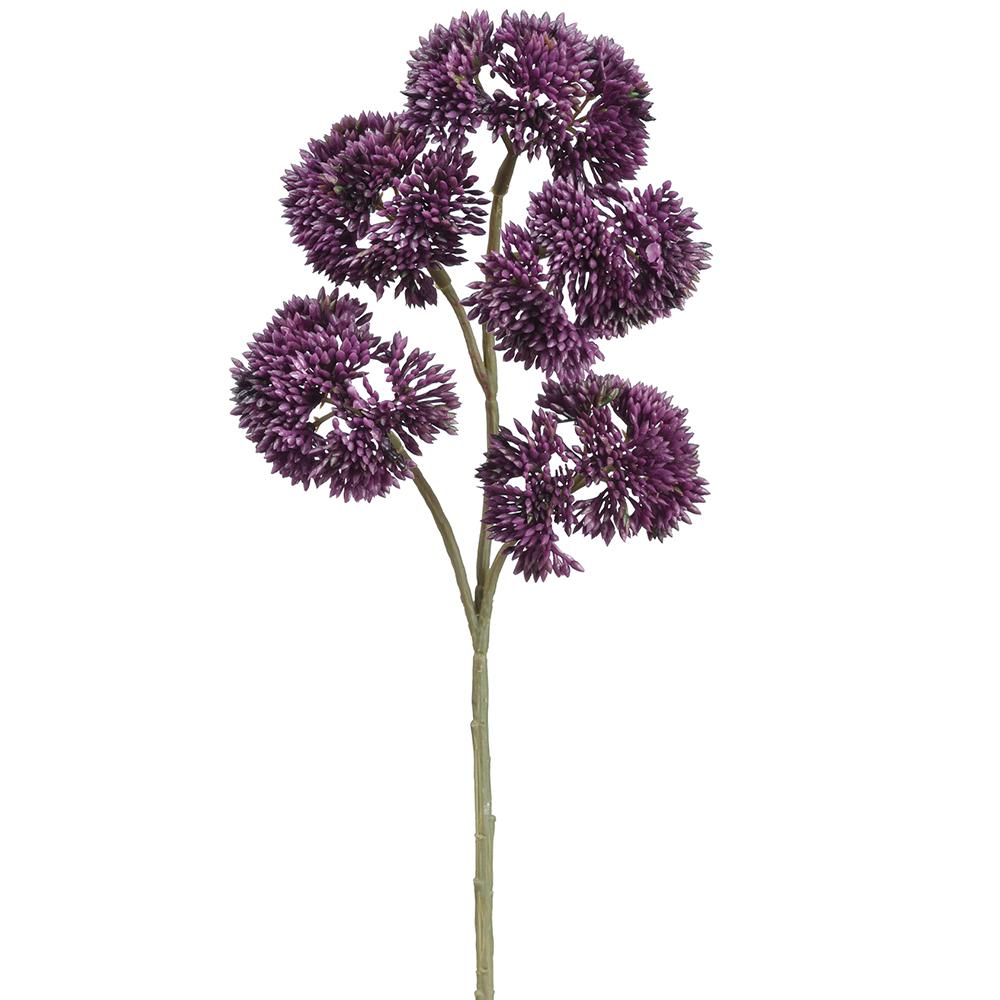 12" Dark Purple Sedum Spray