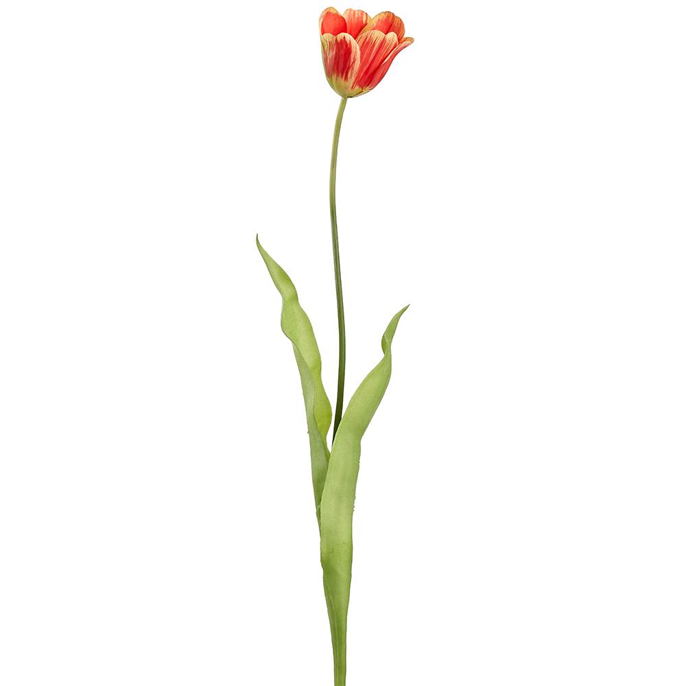 28" Orange/Yellow Tulip Spray