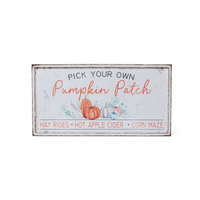 Pumpkin Patch Iron Sign