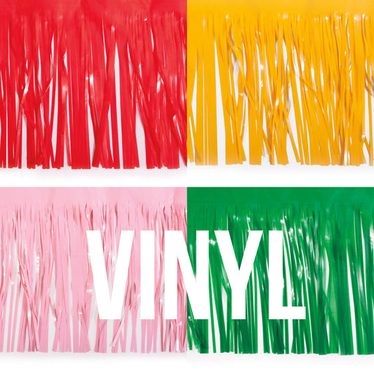 15"X10' Vinyl Fringe
