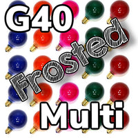 G40 Frosted Bulbs Box of 25