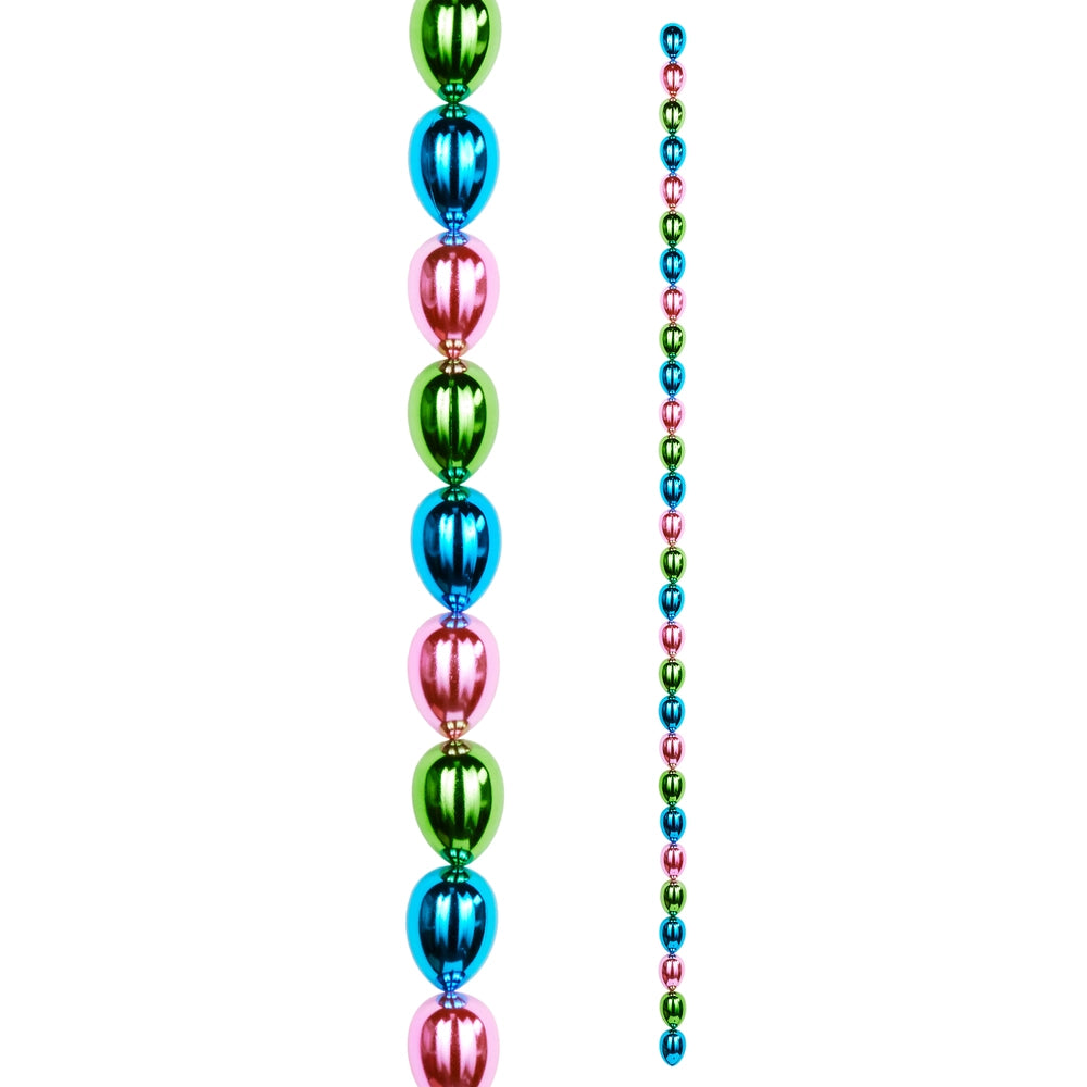 6' Metallic Egg Garland