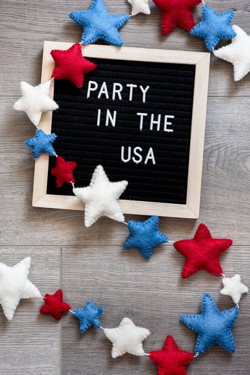 Stars & Stripes Patriotic Garland