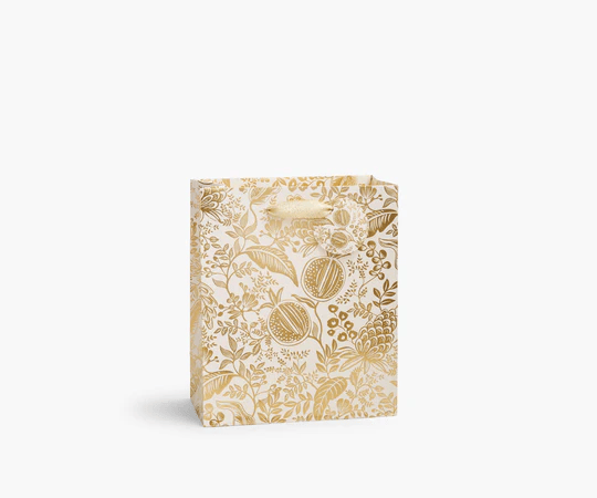 Gold Pomegranate Large Gift Bag