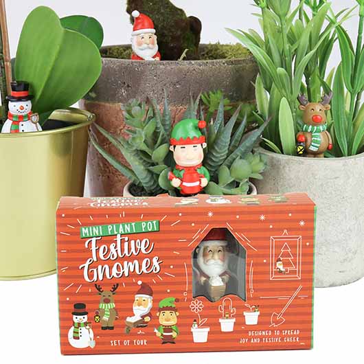 Festive Plant Pot Gnomes