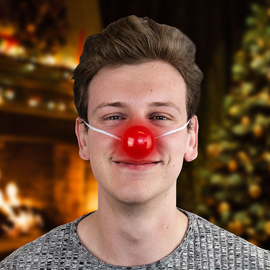 Festive Rudolph Christmas Nose