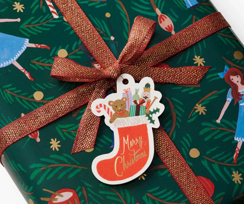 Gift Tags Nutcracker Stocking