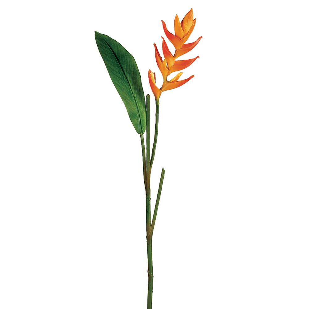 33" Mini Gold/Yellow Heliconia Spray