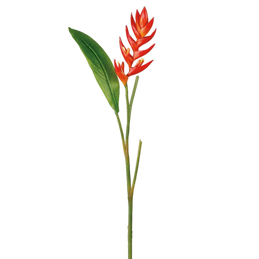 33" Mini Orange Heliconia Spray