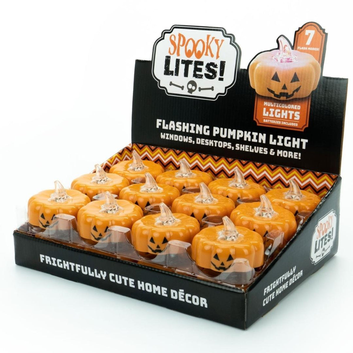 Flashing Pumpkin Jack-O-Lantern Light