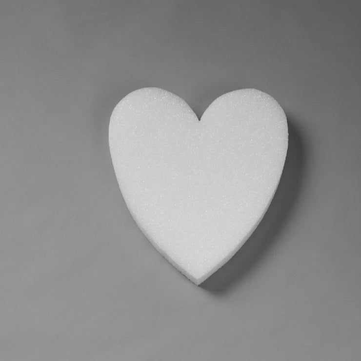 16X2" White Heart Solid Foam