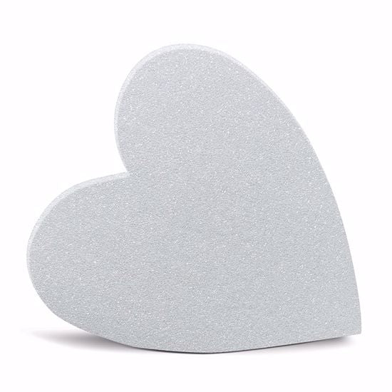 24X2" White Heart Solid Foam