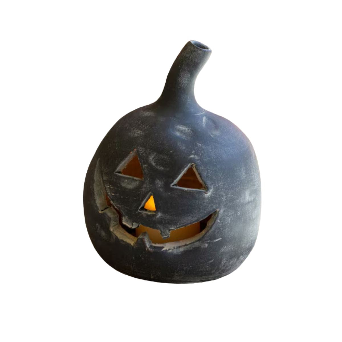 Jack O Lantern Clay Black Small