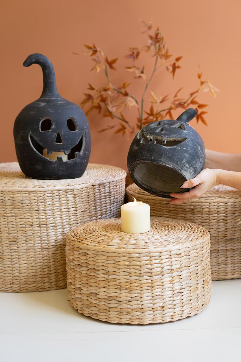 Jack O Lantern Clay Black Small