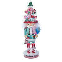 18" Lollipop & Cotton Candy Nutcracker