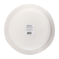 Hamptons Chambray Gingham Paper Plate