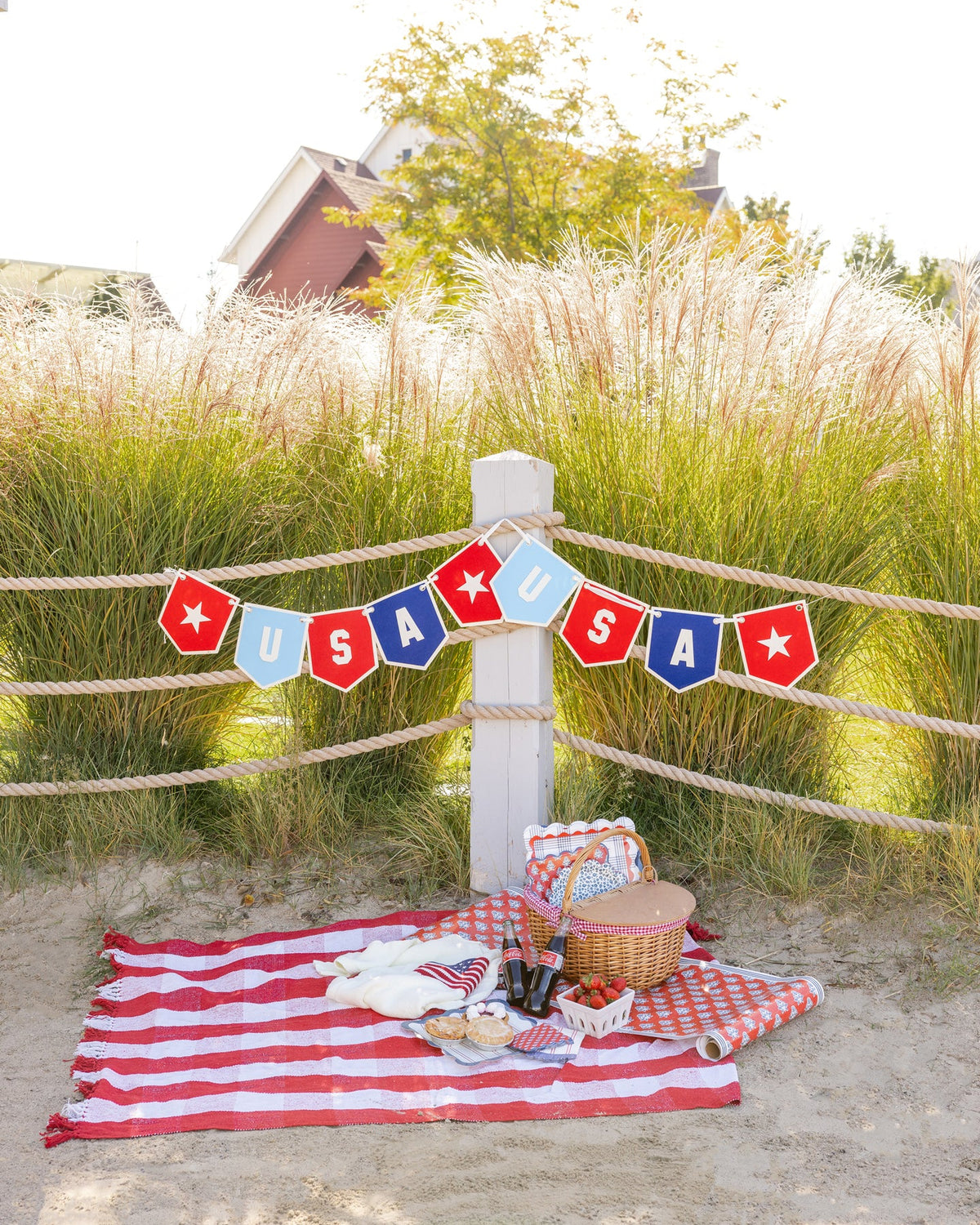 USA Oversize Felt Banner