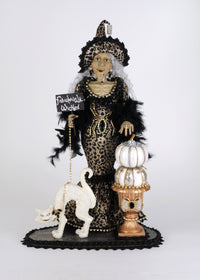 Lighted Fabulously Wicked Leopard Witch - Karen Didion