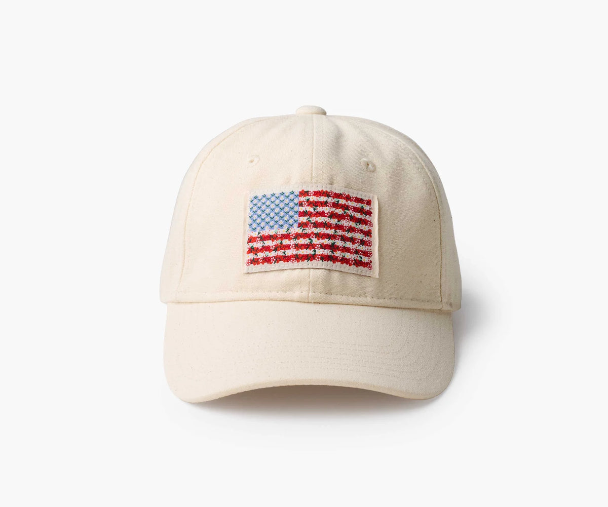 Americana Baseball Cream Hat