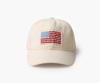 Americana Baseball Cream Hat
