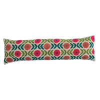 10" x 36" Colorful Floral Lumbar Pillow