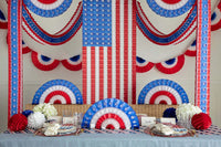 Honeycomb Patriotic Bunting