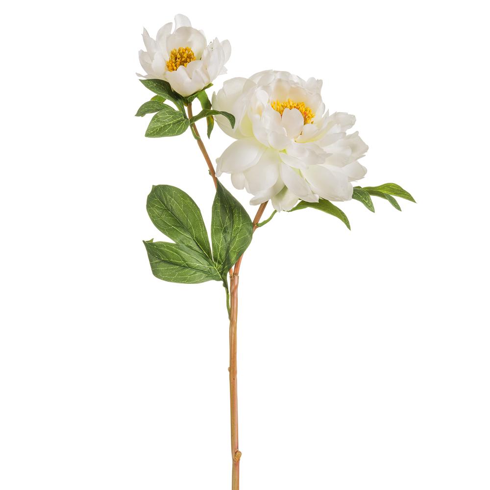 22" Cream Peony Vintage Spray