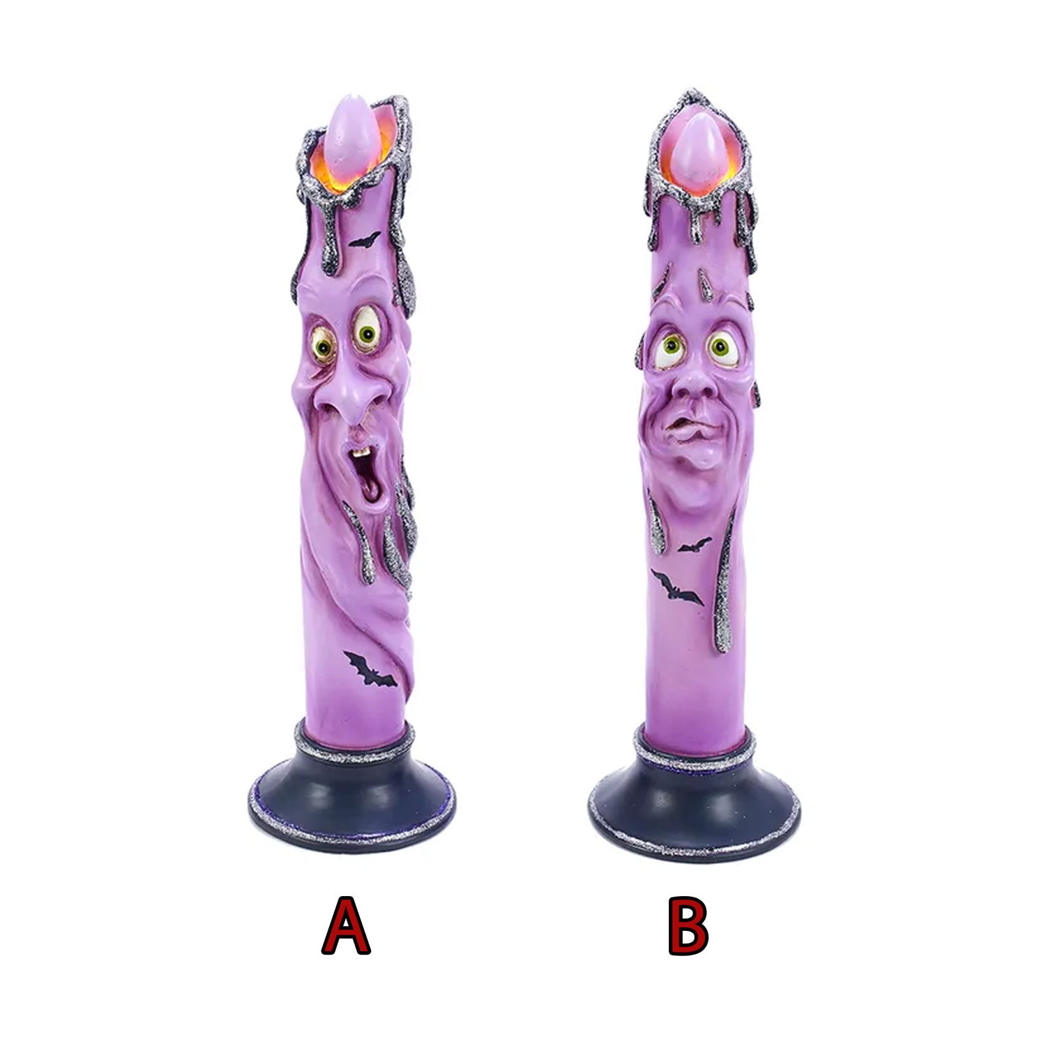 LED Ghost Face Candle - Thumbnail 5