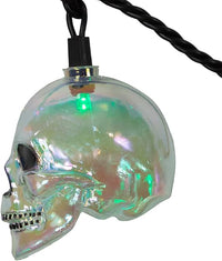 Lights Led Glitter Skull X10 Rgb