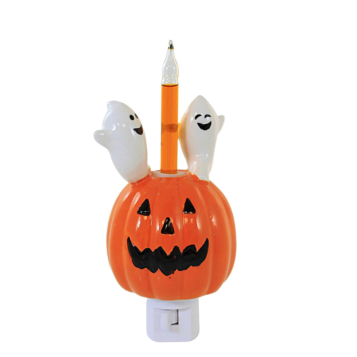 7" Jack O Lantern Bubble Night Light