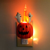 7" Jack O Lantern Bubble Night Light