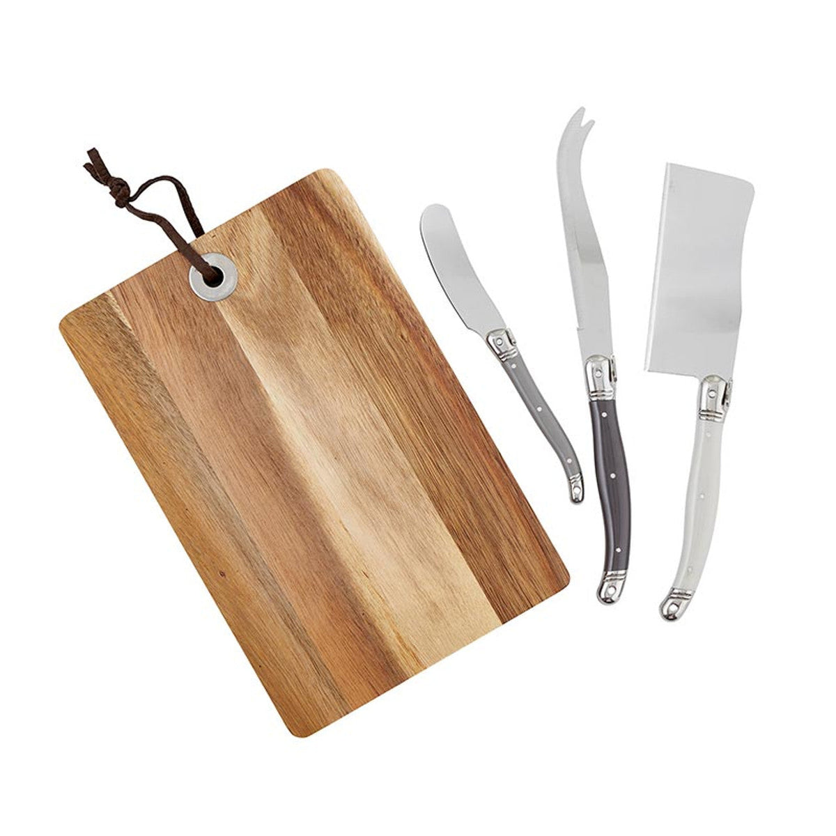 Good Food Good Mood-Wood Cheese Board Set Book Box