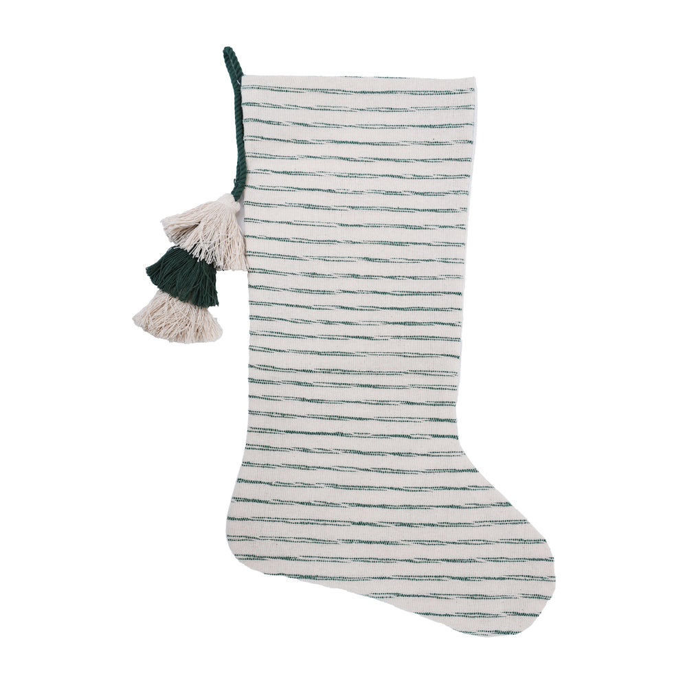 20" Stripe Stocking, Assorted