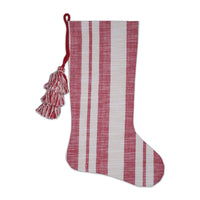 20" Stripe Stocking, Assorted