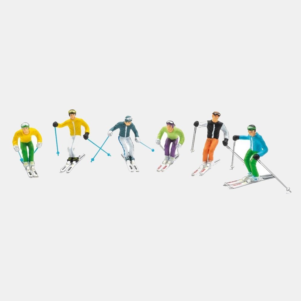 Skiers Figures x6