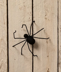 Black Flocked Creepy Crawler - Bethany Lowe