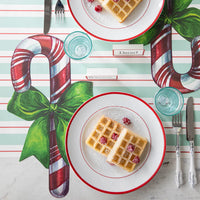 Die-cut Candy Cane Placemat