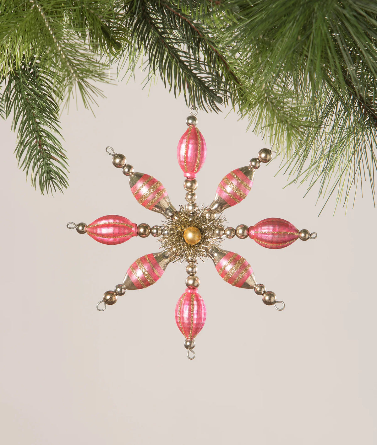 Hot Pink Starburst Ornament