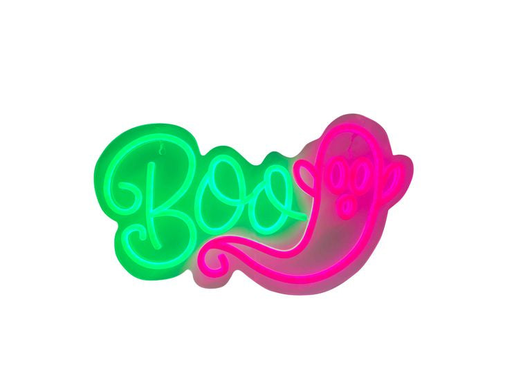 13.8" Boo Neon Lighted Sign