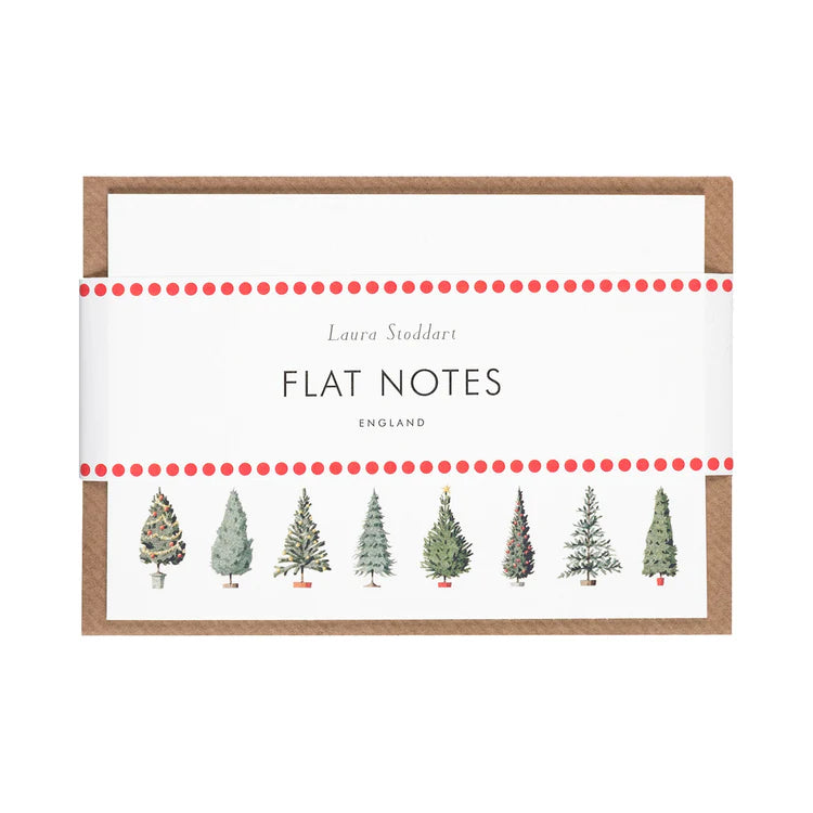 Christmas Trees Flat Note Set