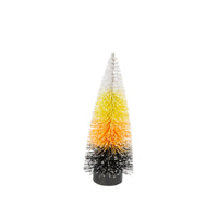 Halloween Candy Corn Bottle Brush Trees