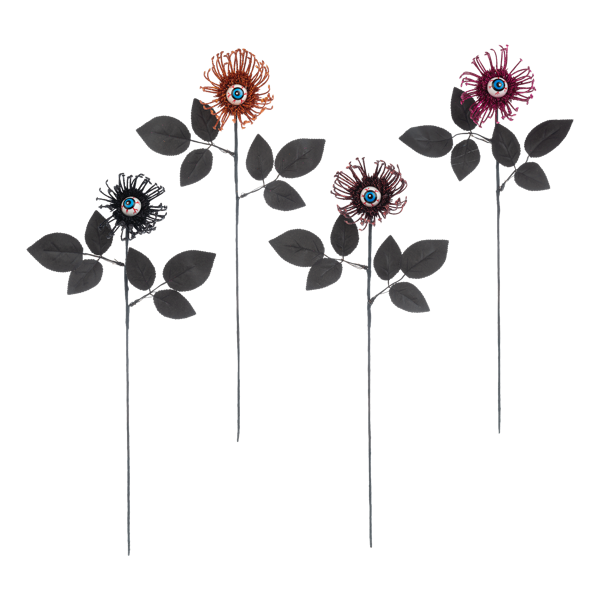 18" Halloween Flower Burst Spray Assorted