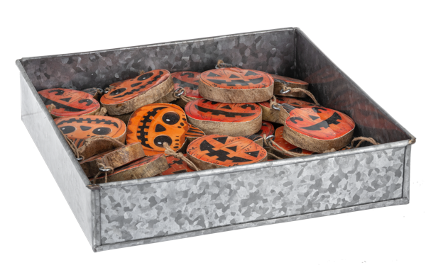 Mini Jack-O-Lantern Ornament -Price per piece